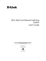 D-Link DES-5024 User manual