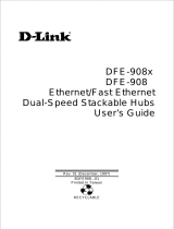 D-Link DFE-908 - Hub - Stackable User manual