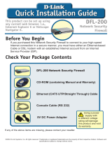 D-Link DFL-200 User manual