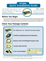 D-Link NetDefend DFL-200 User manual