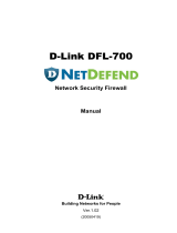 D-Link DFL-1100 - Security Appliance User manual