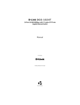 D-Link DGS-1024T - Switch User manual