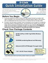 D-Link DI-524 User manual