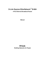 D-Link Express EtherNetwork DI-604 User manual