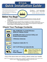 D-Link DSL-2740B User manual