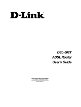 D-Link DSL-502T User manual