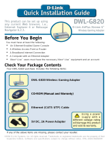 D-Link DWL-G820 User manual