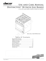 Dacor DR30GIS User manual