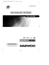 DAEWOO ELECTRONICS DHD-4000D User manual