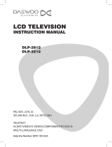 Daewoo DLP-2612 User manual