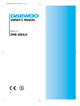 DAEWOO ELECTRONICS DMB-3003LH User manual