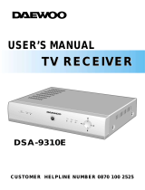 DAEWOO ELECTRONICS DSA-9310E User manual