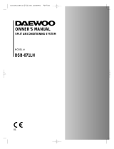 Daewoo Split Airconditioning System User manual