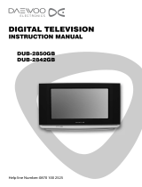 DAEWOO ELECTRONICS DUB-2850GB, DUB-2842GB User manual