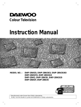 DAEWOO ELECTRONICS DWP-28W2K User manual