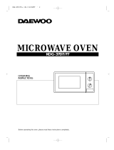 Daewoo KOG-37D7/F7 User manual