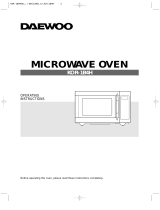 Daewoo KOR-1B4H User manual