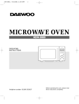 DAEWOO ELECTRONICS KOR-3000 User manual