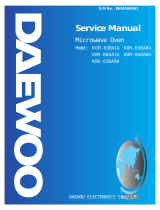 DAEWOO ELECTRONICS KOR-630A User manual