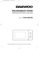 DAEWOO ELECTRONICS KOR-63D79S User manual
