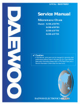 DAEWOO ELECTRONICS KOR-63D70S User manual