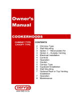 Defy DCH295 User manual