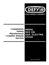 Defy Model DGS 150 150 User manual