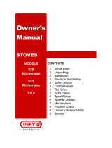 Defy Appliances 621 User manual