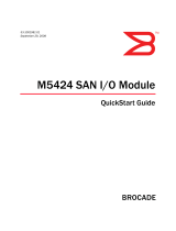 Brocade Communications Systems Brocade M5424 Quick start guide