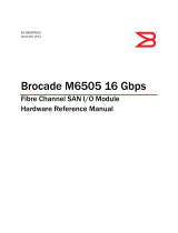 Brocade Communications Systems Brocade M6505 Owner's manual