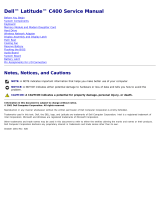 Dell Latitude C400 User manual