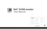 Dell D1920F User manual