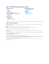 Dell E177FP User manual