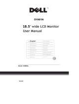 Dell D1901N User manual