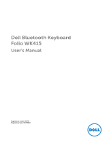 Dell Bluetooth Keyboard Folio WK415 User manual