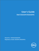 Dell D2215H Monitor User manual