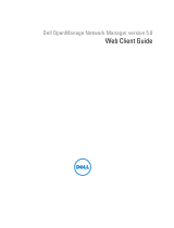 Dell OpenManage Network Manager Web Client Guide