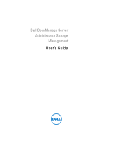 Dell OpenManage Server Administrator Managed Node for Fluid Cache for DAS User manual