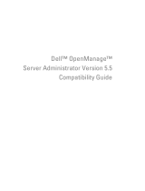 Dell OpenManage Server Administrator Version 5.5 Specification