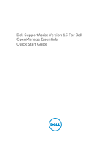 Dell SupportAssist Version 1.3 For OpenManage Essentials Quick start guide