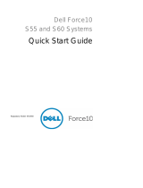Dell Force10 S55T Quick start guide