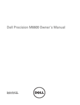 Dell Laptop M6600 User manual