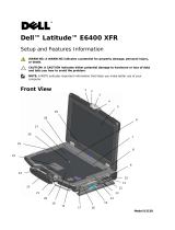 Dell Latitude E6400 XFR Owner's manual