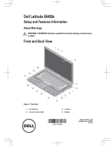 Dell Latitude E6430s Quick start guide