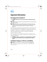Dell Latitude ST Owner's manual