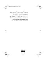 Dell Microsoft Windows Small Business Server 2008 Specification