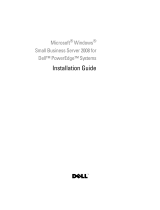 Dell Microsoft Windows Small Business Server 2008 Installation guide