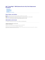 Dell PowerEdge 2800 User manual