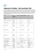 Dell PowerEdge T630 Statement of Volatility