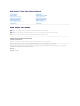 Dell Studio Slim User manual
